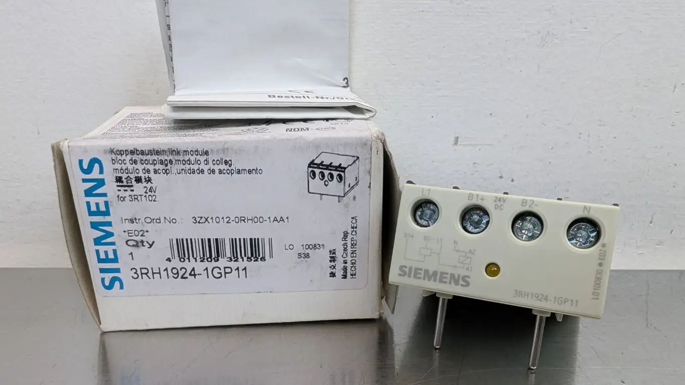 Siemens 3RH1924-1GP-11 Coupling Link Module 24VDC Coil
