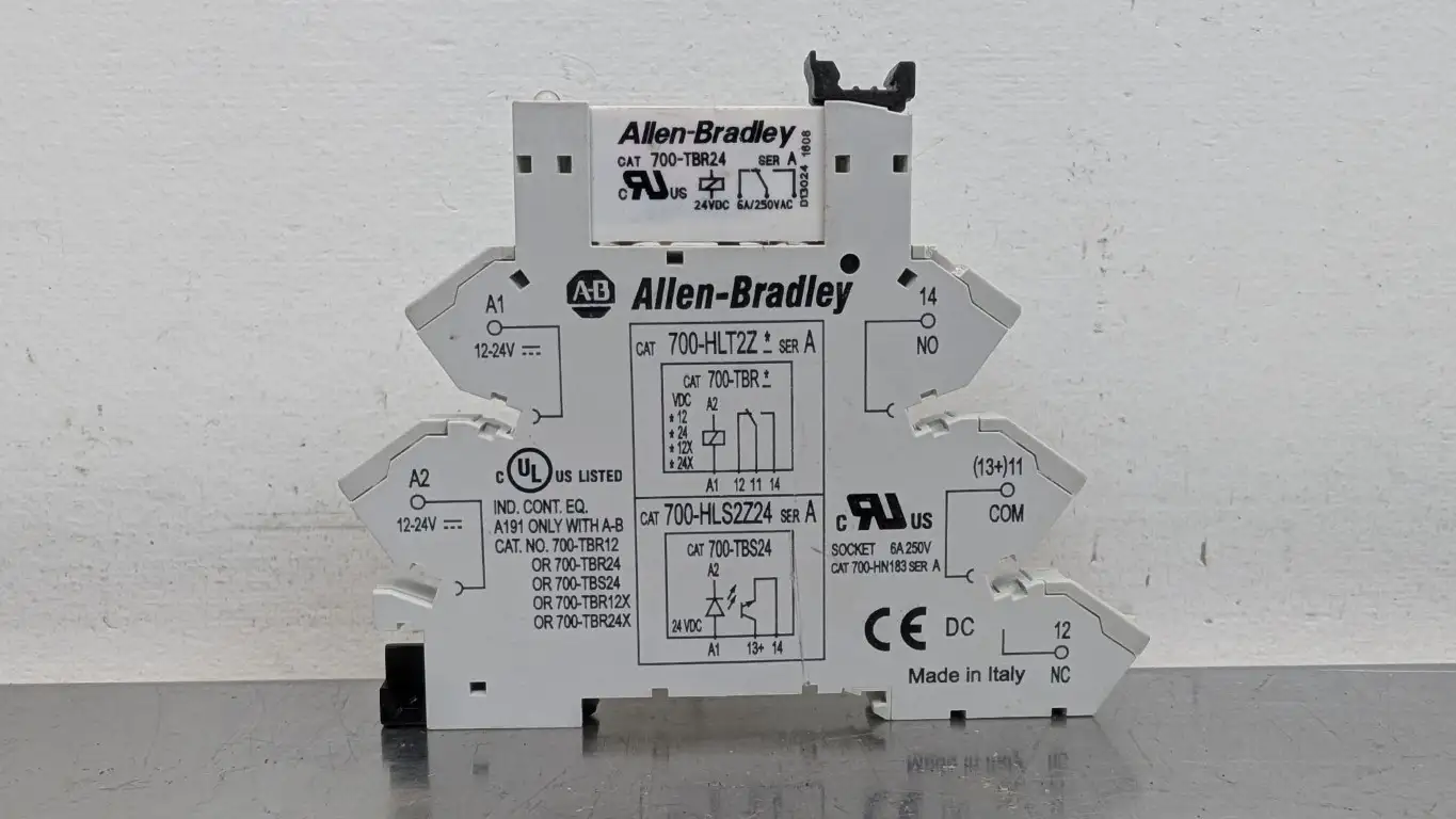 Allen-Bradley 700-HLT2Z24 Terminal Block Relay 700-HLT2Z* 700-TBR24 24VDC Coil
