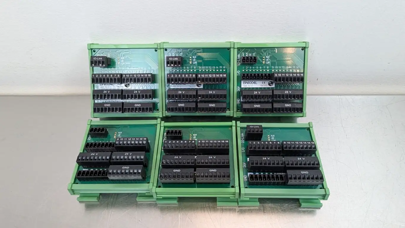 6 Pack Balluff BI007R I/O-Link Sensor/Actuator Hub 16-Port 24VDC