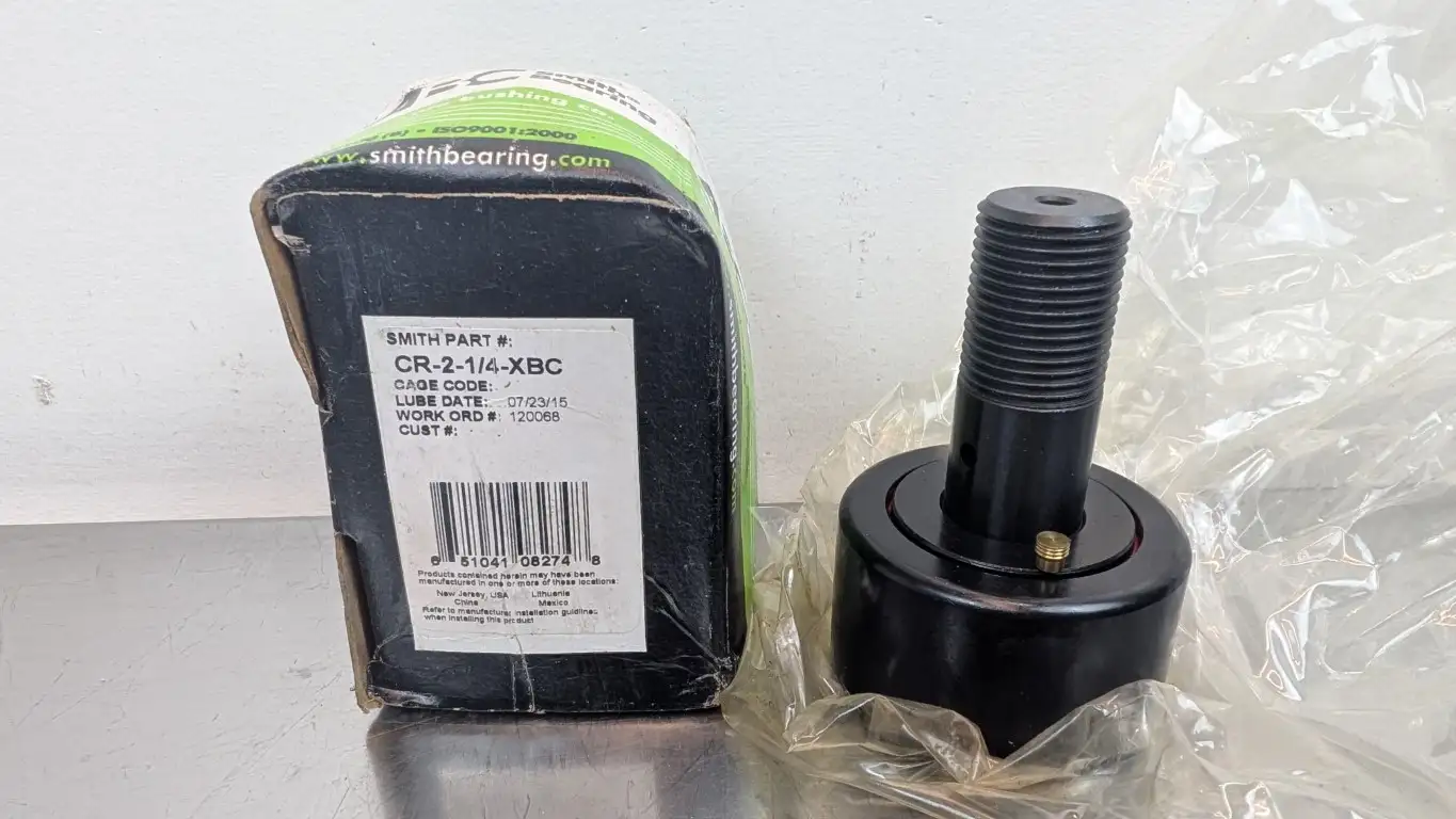 Smith Bearing CR-2-1/4-XBC Cam Follower 120068 2.25″ OD 1.25″ Wide x 2″ Long