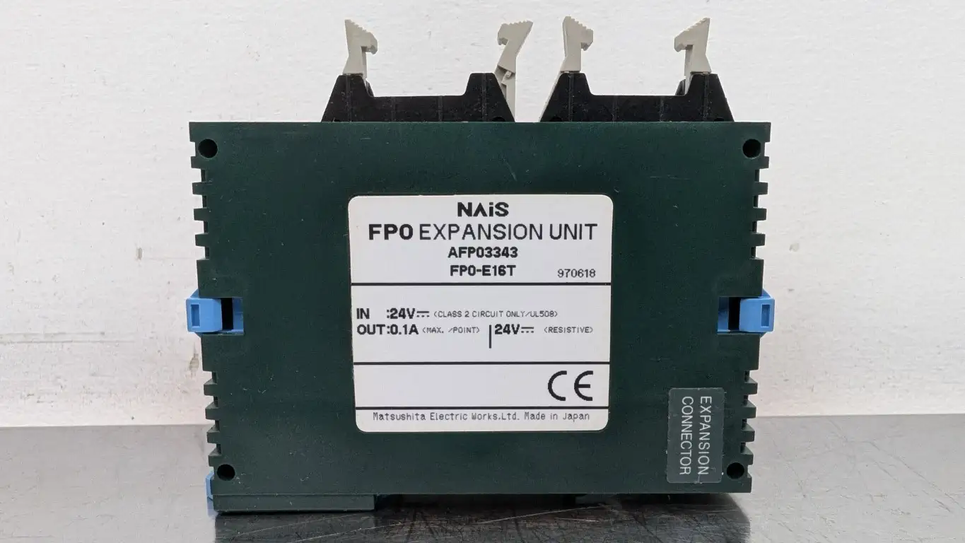 NAiS FP0-E16T Expansion Unit AFP03343 24VDC - Image 3