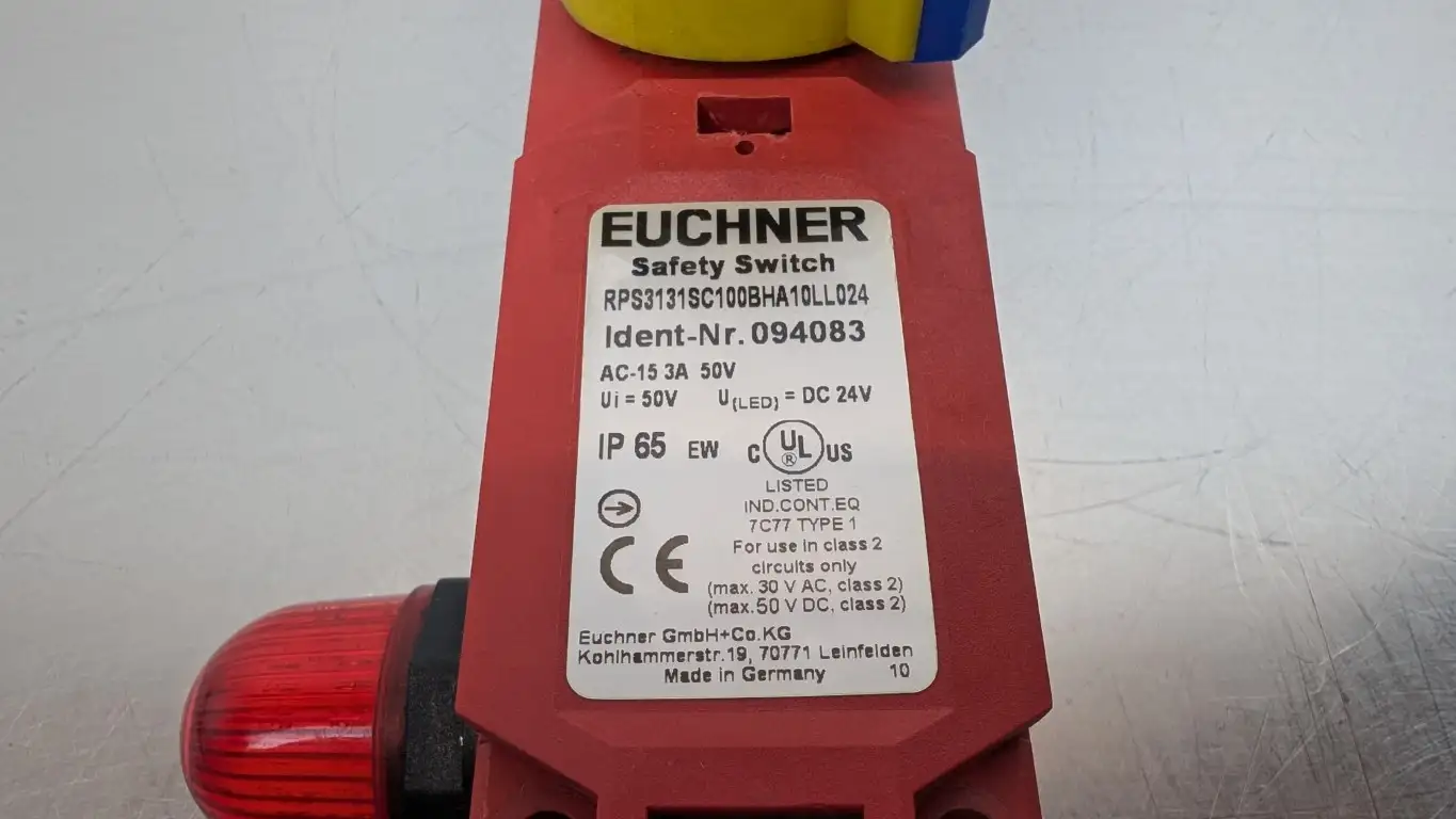 Euchner RPS3131SC100BHA10LL024 Safety Switch 094083 50V 3A - Image 7