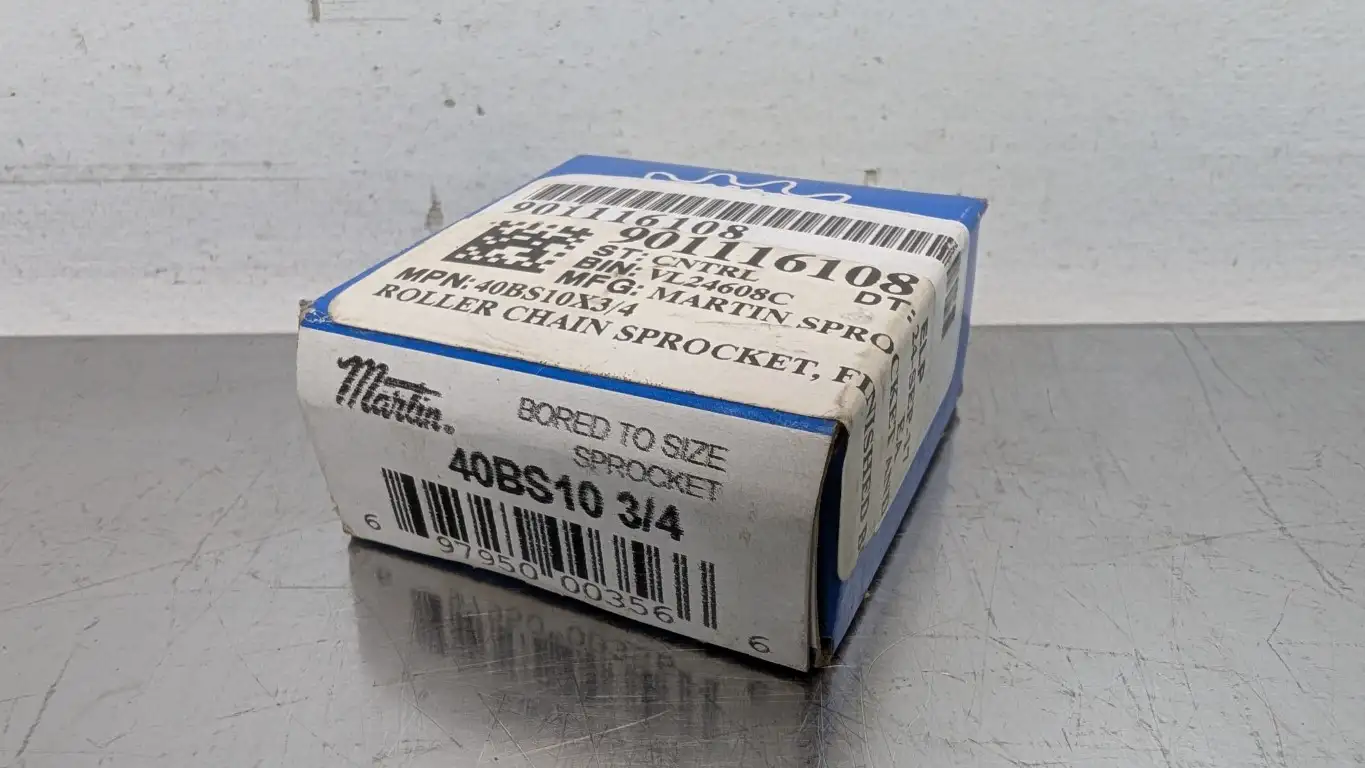 Martin 40BS10 3/4 Bored to Size Sprocket 0.7500" ID 40 Chain 10 Teeth Factory Sealed - Image 3