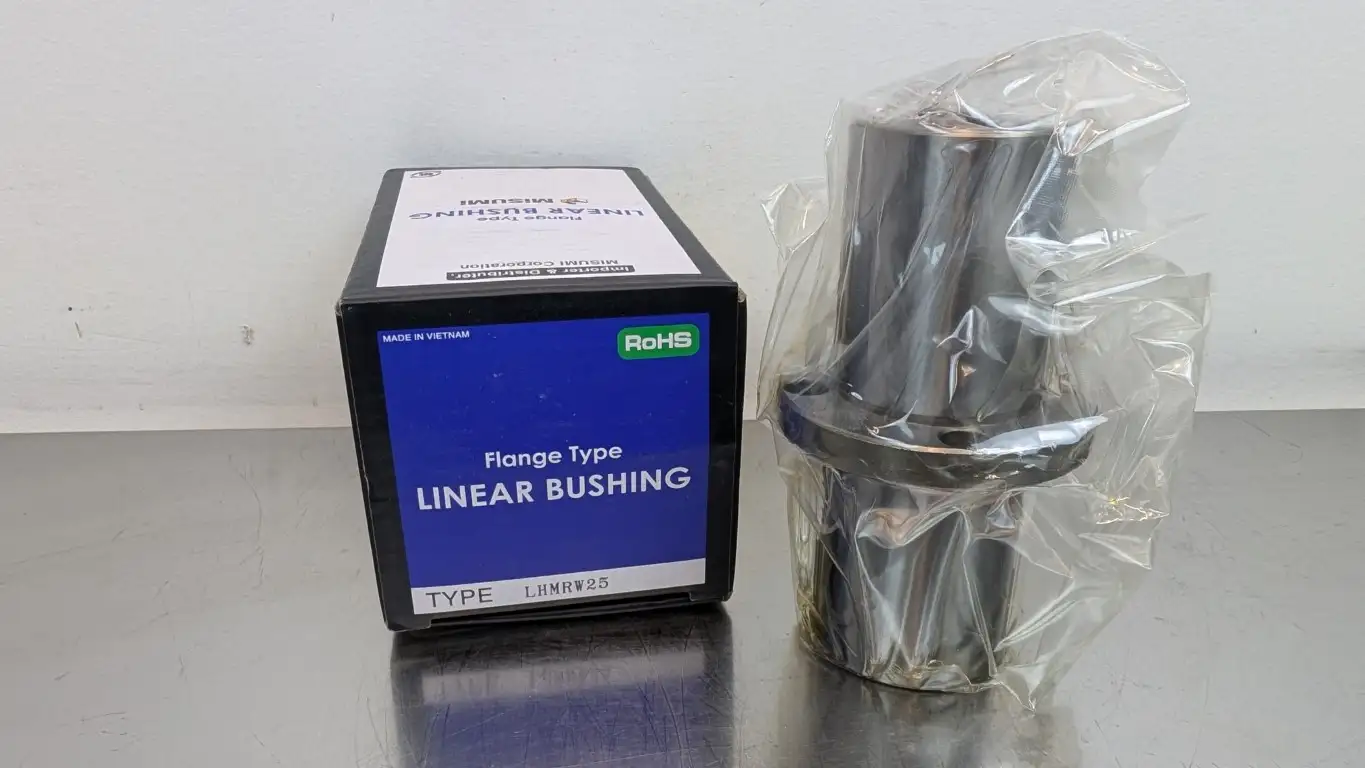 MiSUMi LHMRW25 Center Flanged Linear Ball Bearing 25mm ID 40mm OD x 112mm Long