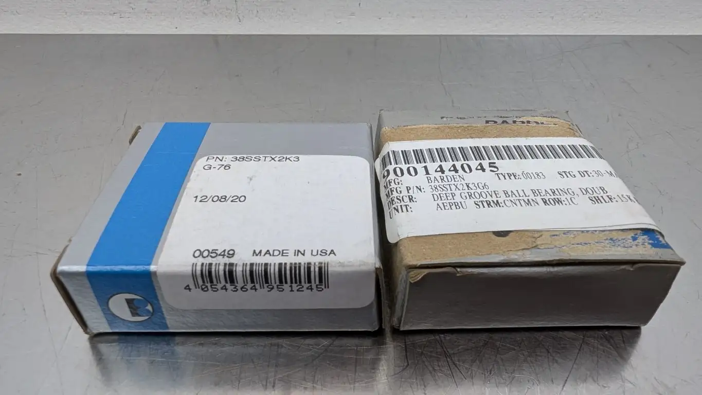Barden 38SSTX2K3 Precision Angular Contact Bearing 8mm ID 22mm OD 0.4063" Wide - Image 3