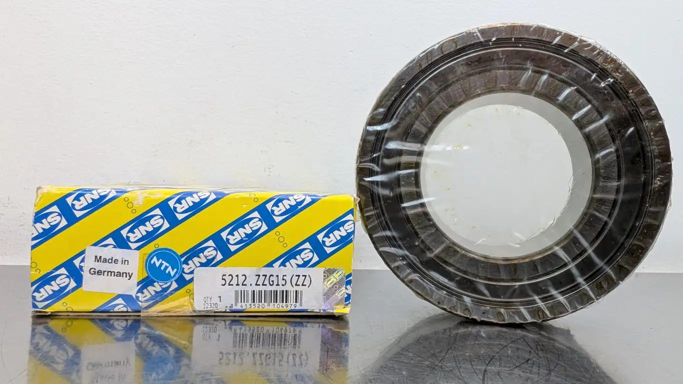 SNR 5212.ZZG15 Double Row Angular Contact Bearing 60mm ID 110mm OD 36.5mm Wide 25° NTN