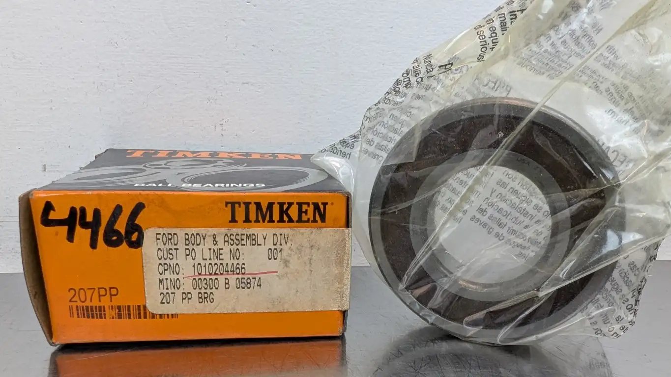 Timken 207PP Deep Groove Ball Bearing 35mm ID 72mm OD 17mm Wide