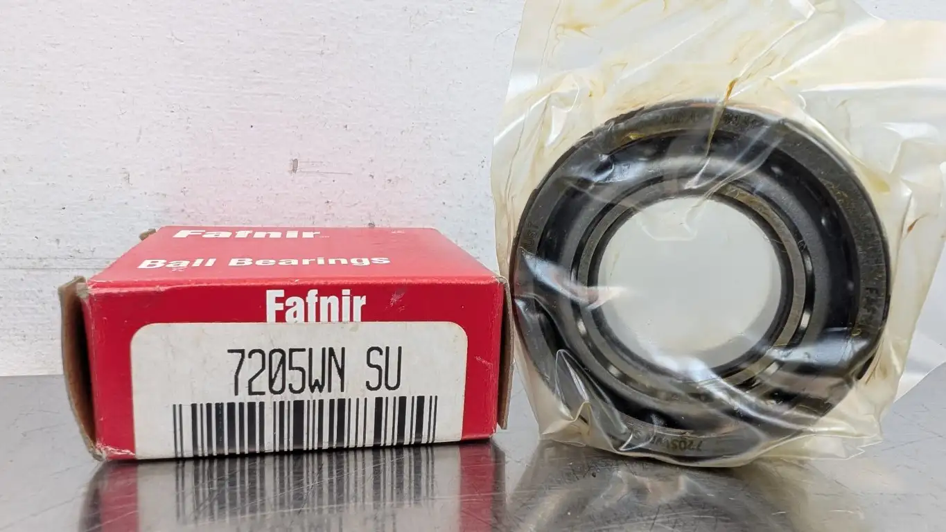 Fafnir 7205WN SU Angular Contact Bearing 25mm ID 52mm OD 15mm Wide 40°