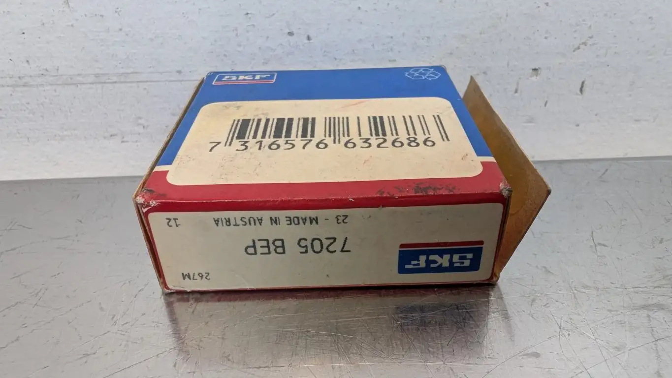 SKF 7205 BEP Angular Contact Bearing 25mm ID 52mm OD 15mm Wide 40° - Image 3