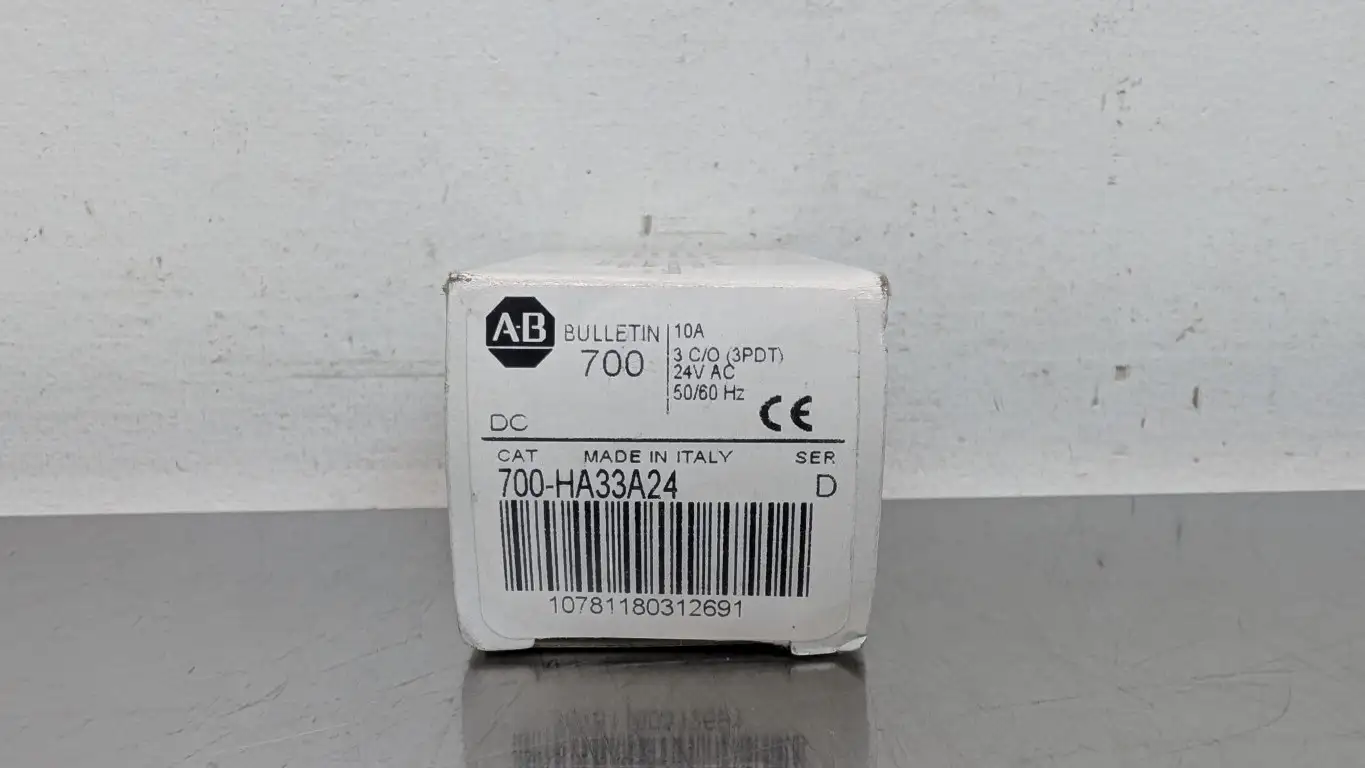 Allen-Bradley 700-HA33A24 Relay Ser D 24VAC Coil 24VAC 10A - Image 6