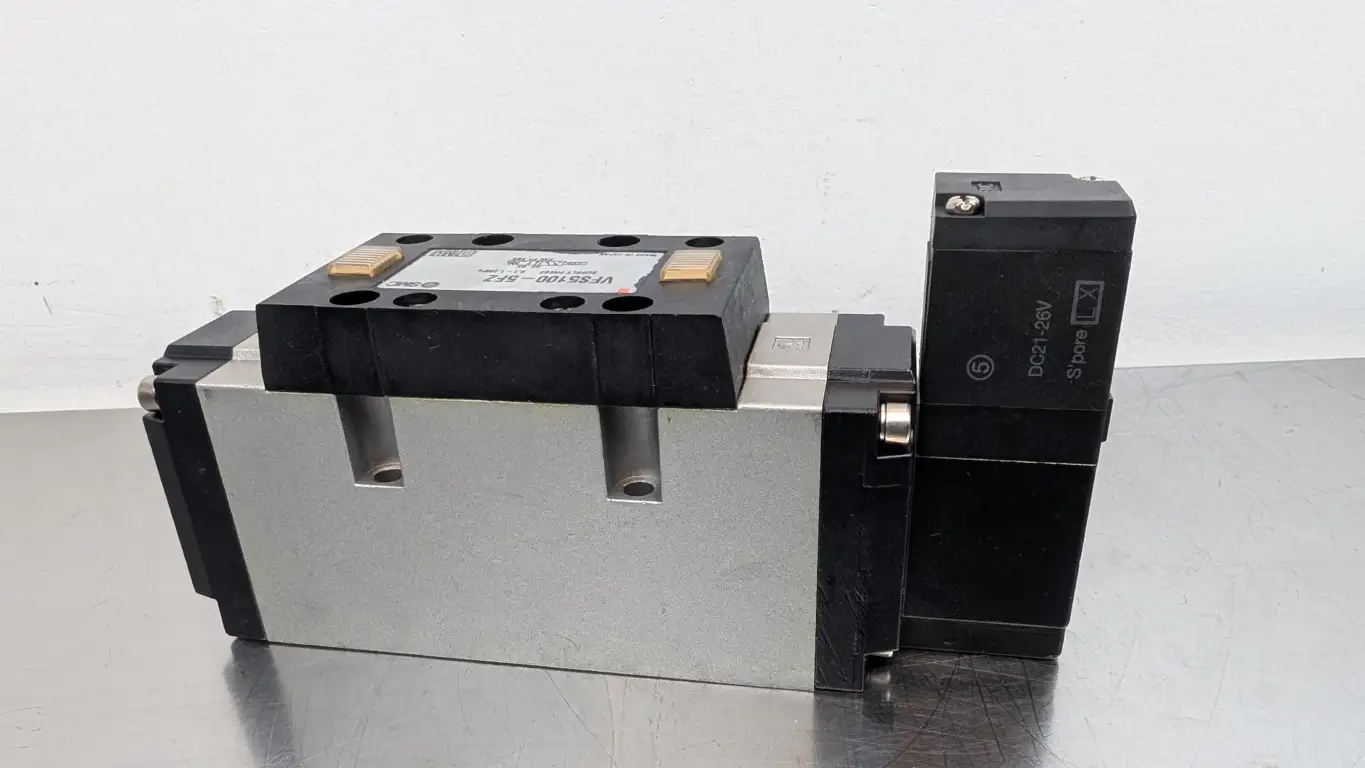 SMC VFS5100-5FZ Solenoid Valve 24VDC Coil 0.1-1.0MPa - Image 3