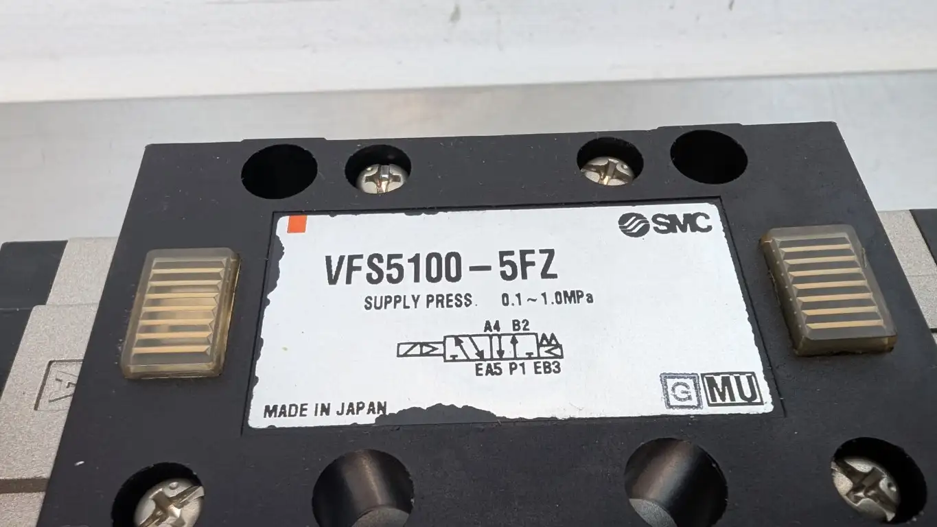 SMC VFS5100-5FZ Solenoid Valve 24VDC Coil 0.1-1.0MPa - Image 7