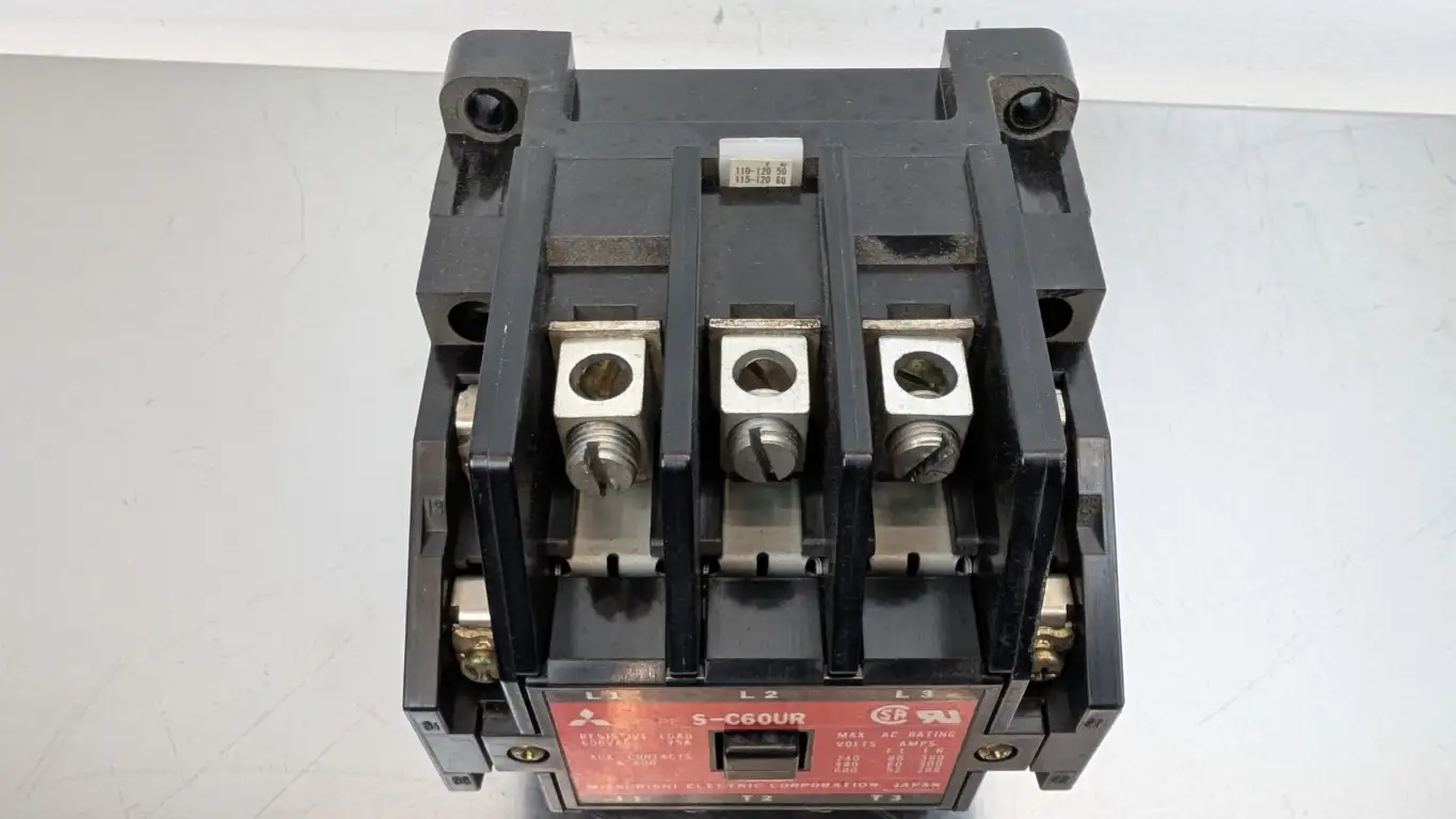 Mitsubishi S-C60UR Contactor 110/120VAC Coil 600VAC 60A Tested - Image 4