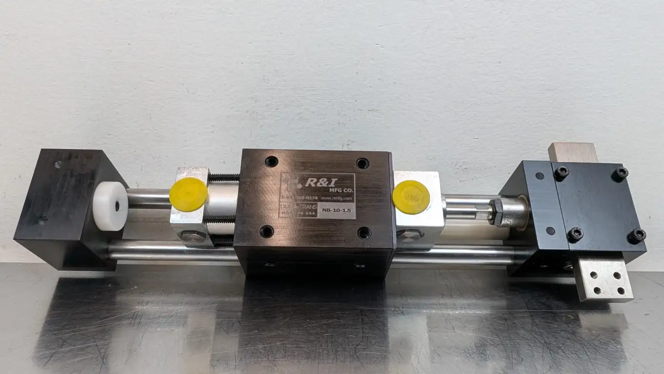 R&I MFG NB-10-1.5 Bi-Directional Transfer Pneumatic Cylinder Dura-Trans