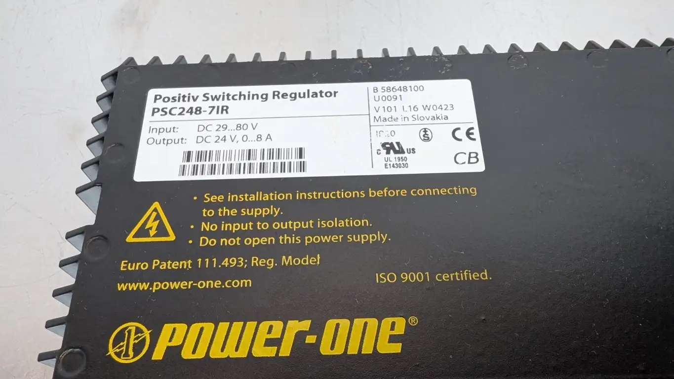 Power-One PSC248-7IR Positive Switching Regulator 29-80VDC 24VDC 0-8A - Image 5