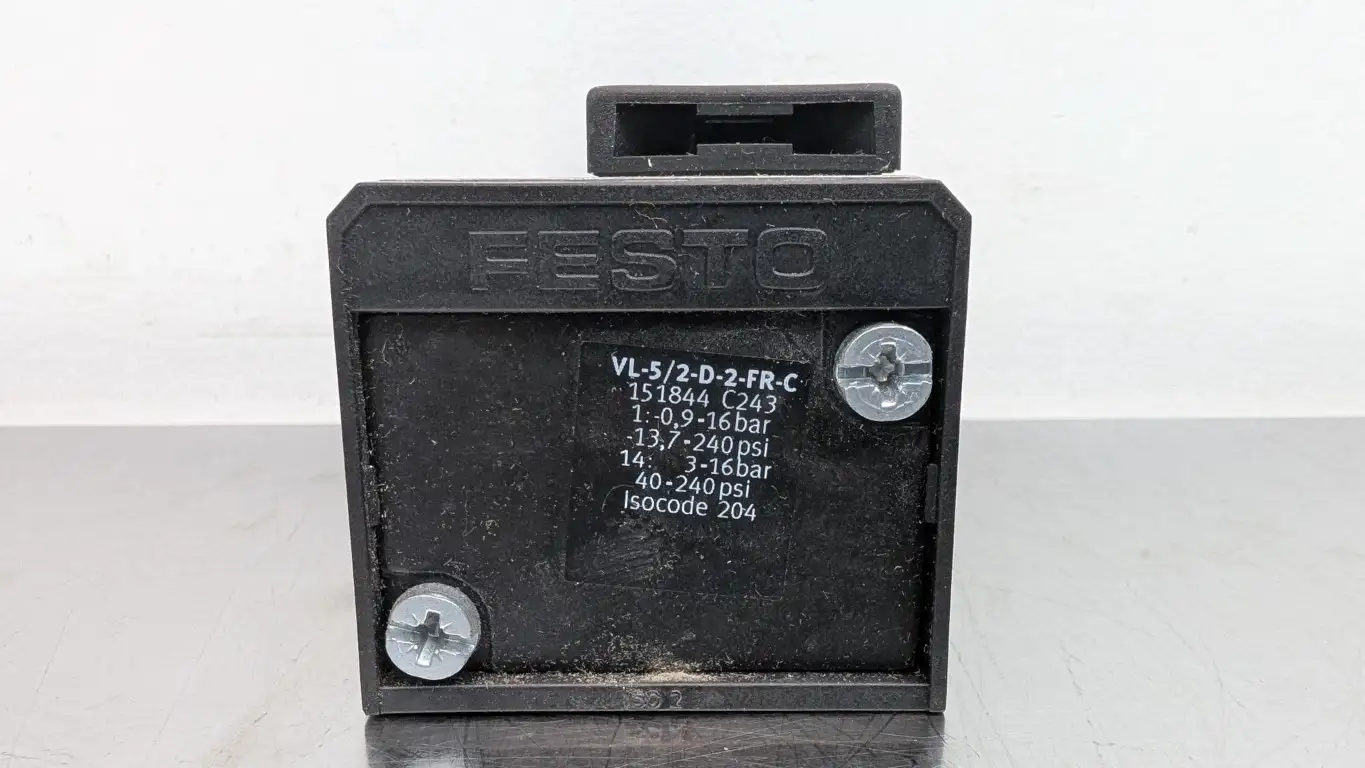 Festo VL-5/2-D-2-FR-C Pneumatic Valve 151844 40-240 PSI - Image 5
