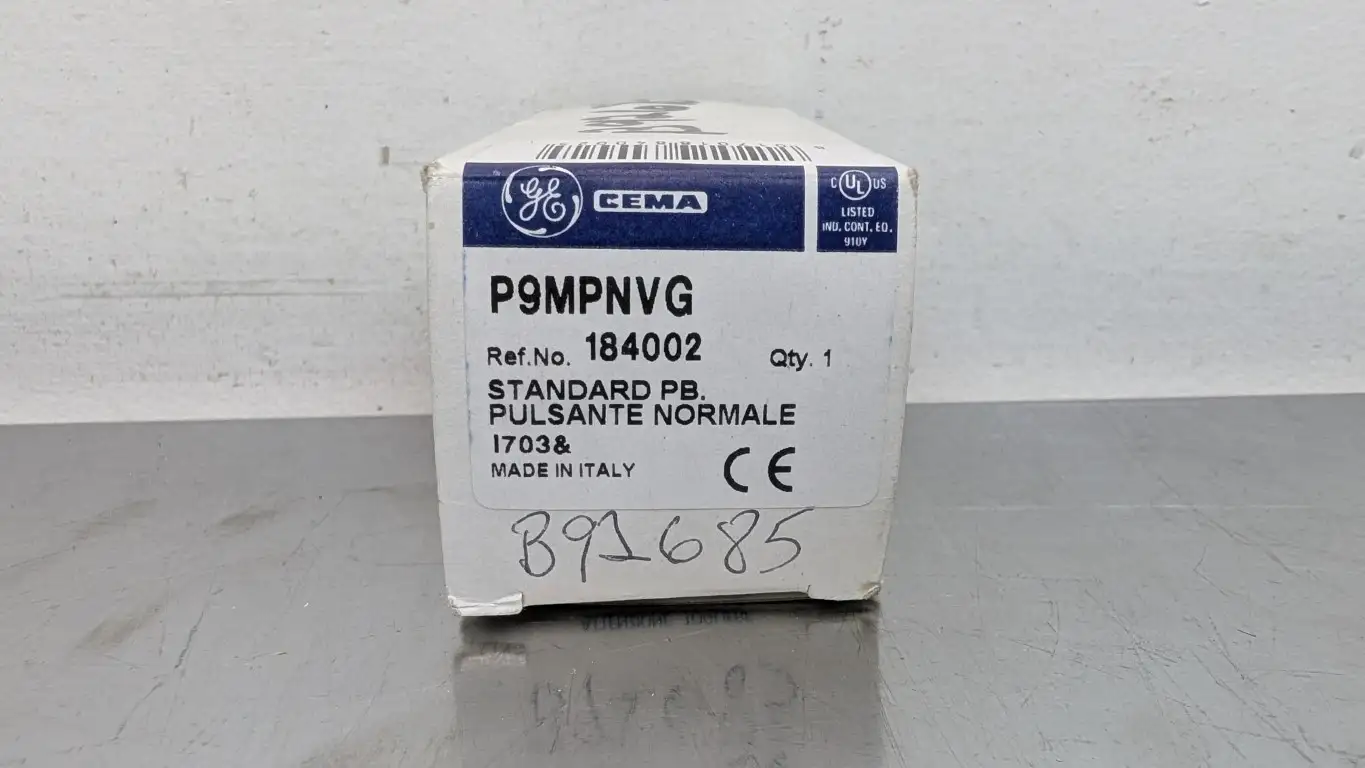 GE P9MPNVG Momentary Standard Pushbutton Satin Chrome 22mm Green - Image 4