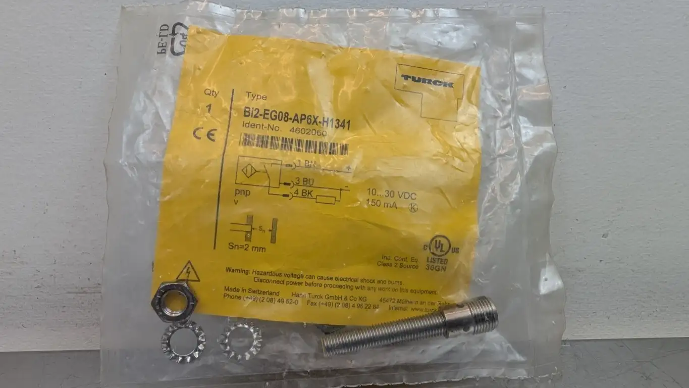 Turck Bi2-EG08-AP6X-H1341 Proximity Sensor 4602060 2mm 10-30VDC 150mA