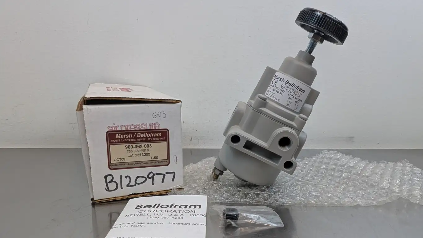 Marsh Bellofram 960-068-003 Air Pressure Regulator 0-60 PSIG 1/4″