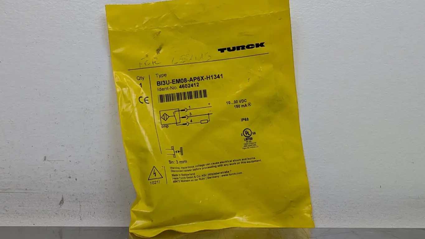 Turck BI3U-EM08-AP6X-H1341 Proximity Sensor 4602412 3mm 10-30VDC 150mA