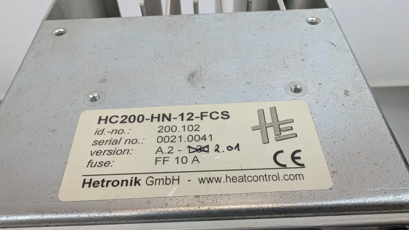 Hetronik HC200-HN-12-FCS Heating Temperature Controller FRIMO Ver A.2 -2.01 - Image 7