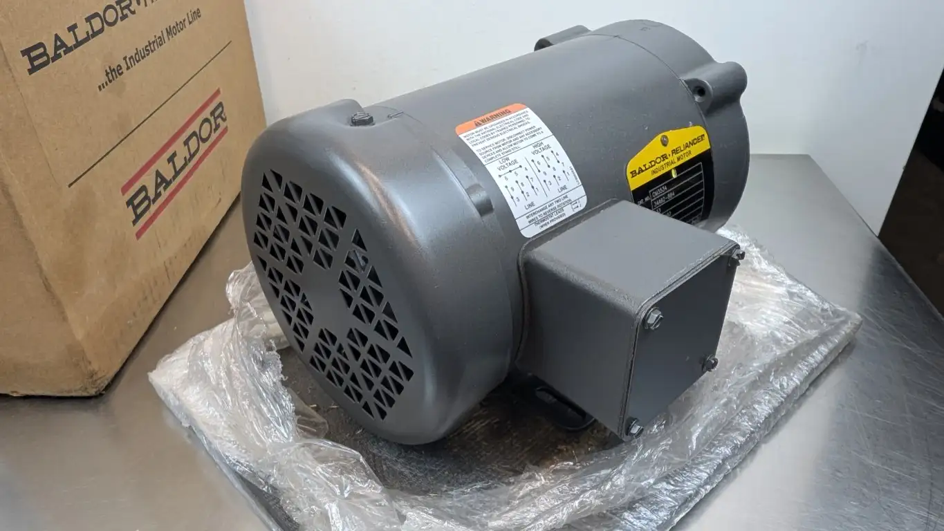 Baldor CM3534 AC Motor .33HP 1725 RPM 230/460VAC 1.6/.8A 56C - Image 3