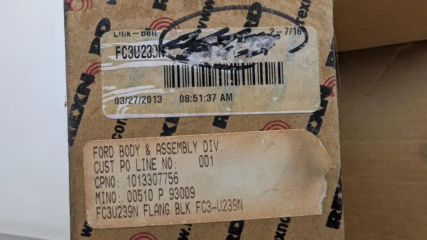 Rexnord FC3U239N 4-Bolt Round Flange Mount Bearing 2-7/16" ID Link-Belt - Image 5