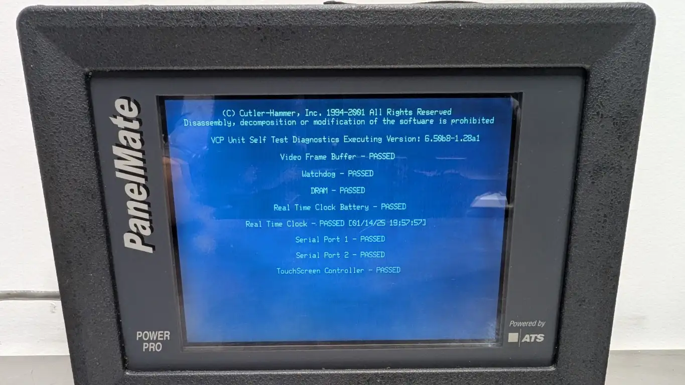 Cutler-Hammer 1775T-PMPP-1700 PanelMate Power Pro Operator Interface 92-01940-02 ATS Eaton - Image 2