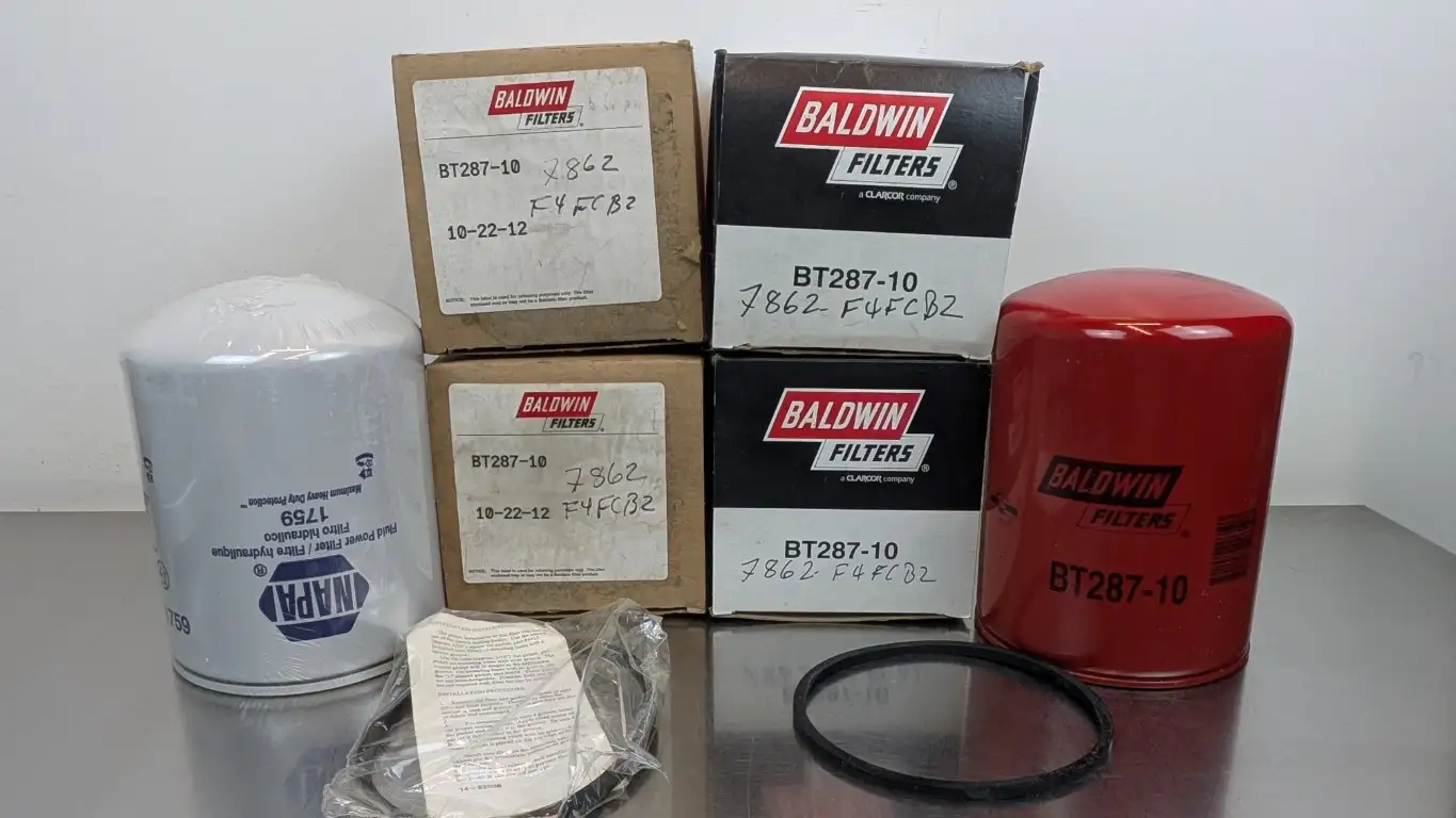 4 Pack Baldwin BT287-10 Low Pressure Hydraulic Filter Napa 1759