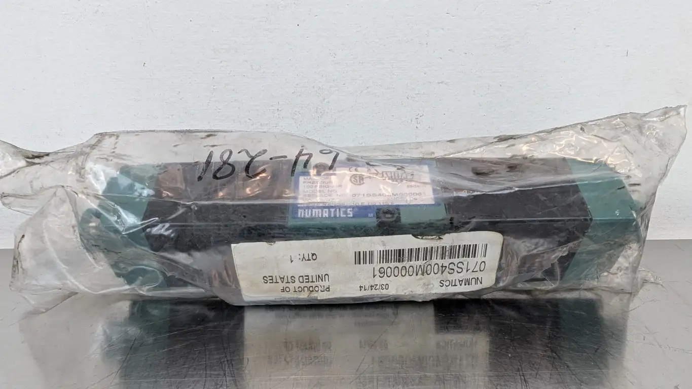 Numatics 071SS400M000061 Pneumatic Solenoid Valve 150PSIG 24VDC 0.26A