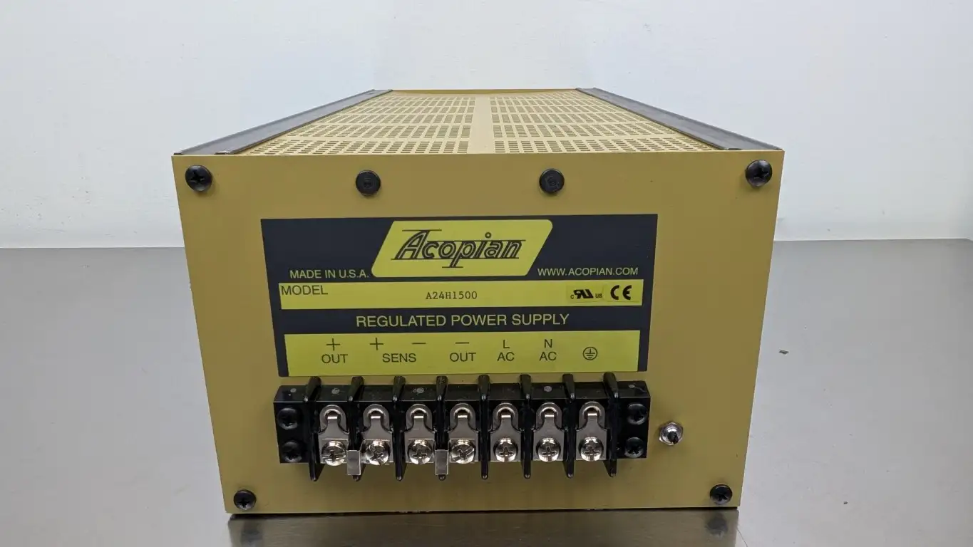 Acopian A24H1500 Regulated Power Supply 105-125VAC 24VDC 15A