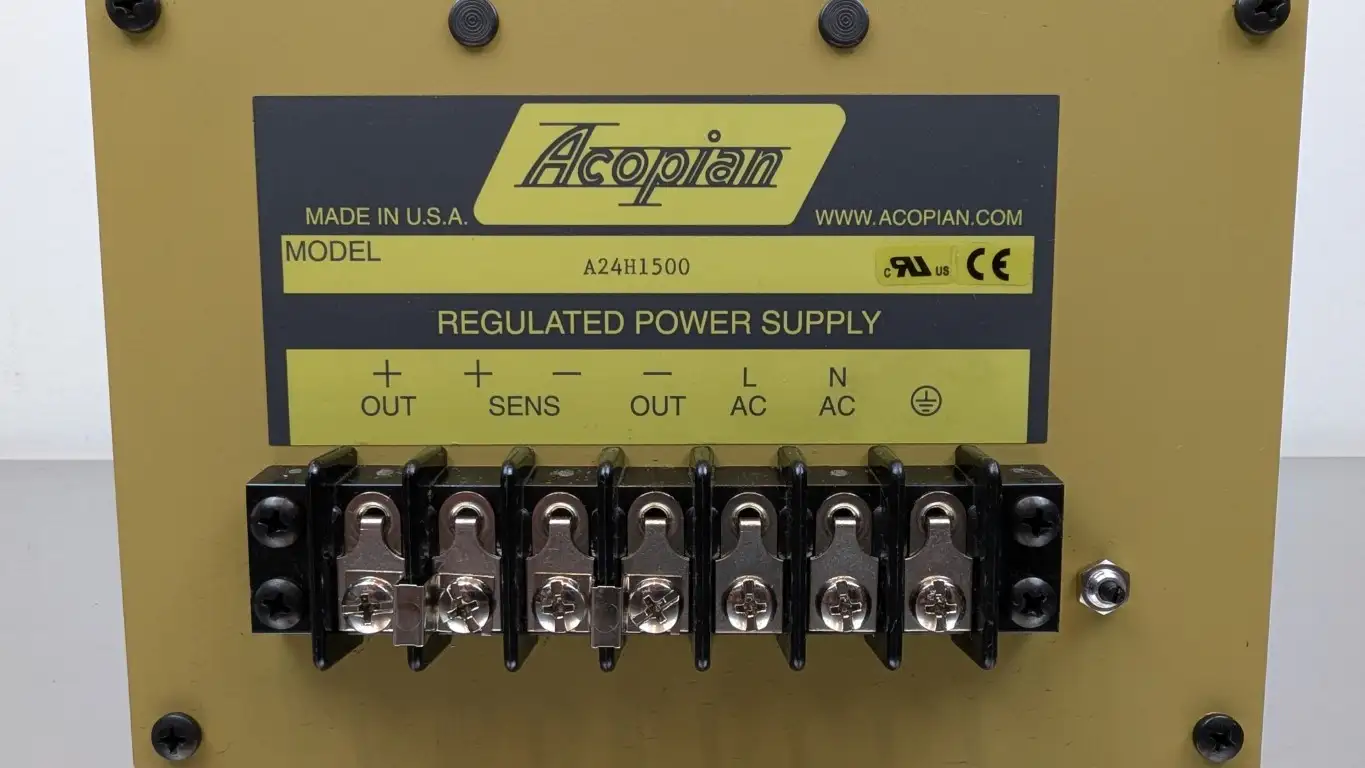 Acopian A24H1500 Regulated Power Supply 105-125VAC 24VDC 15A - Image 7