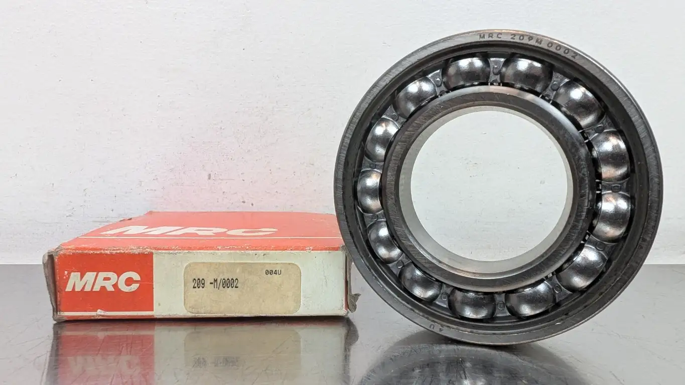 MRC 209M Deep Groove Ball Bearing 209-M/0002 45mm ID 85mm OD 19mm Wide