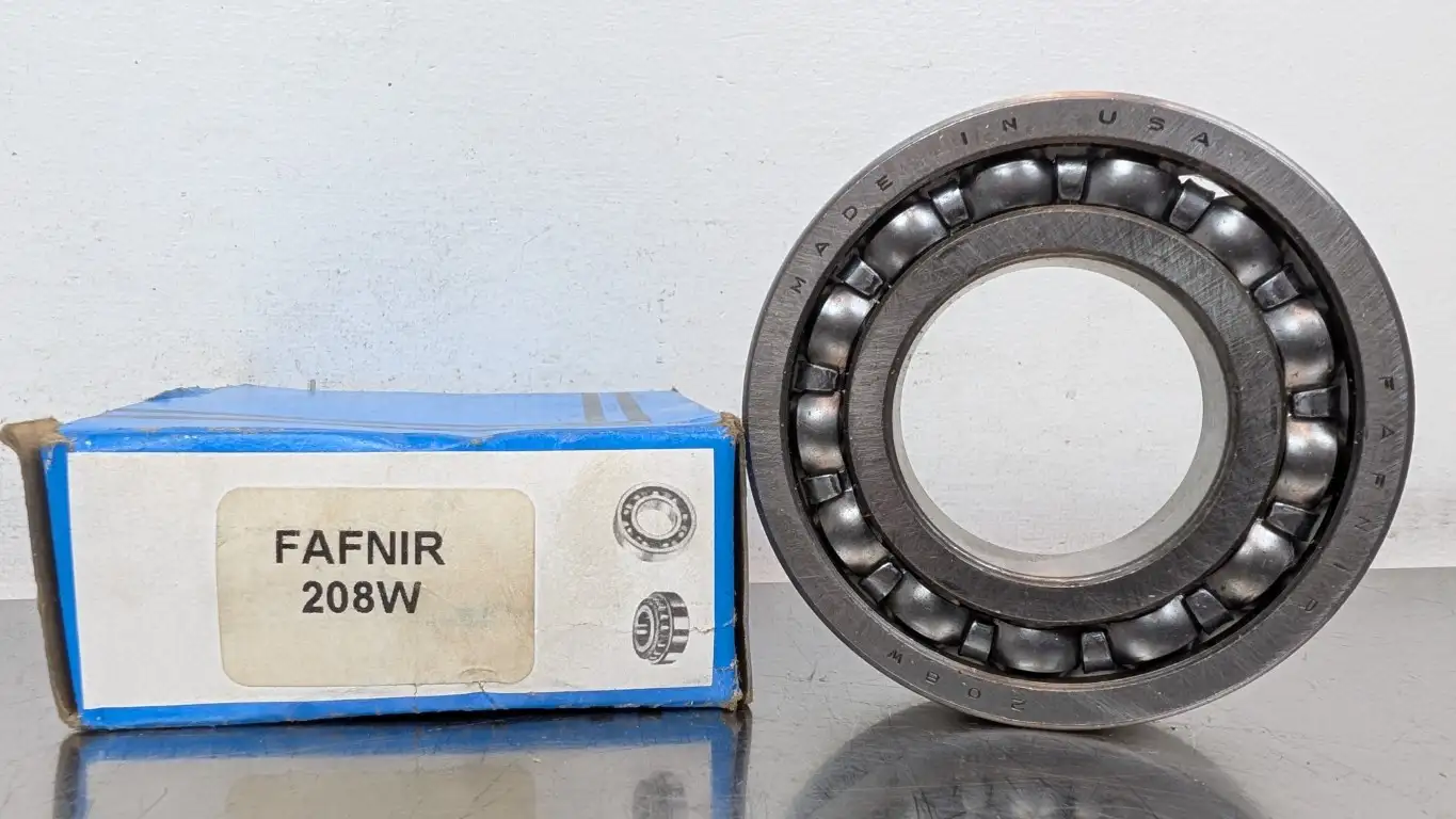 Fafnir 208W Radial Ball Bearing 40mm ID 80mm OD 18mm Wide