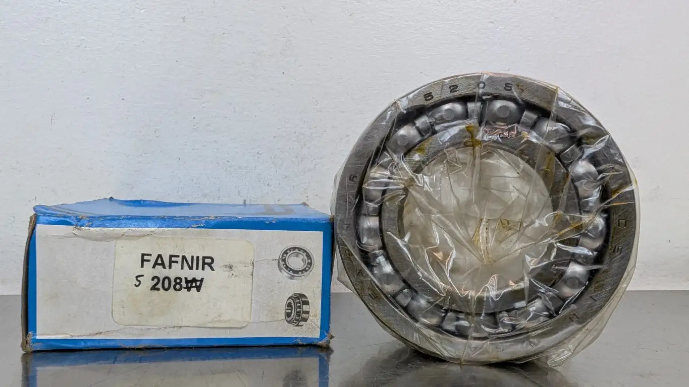 Fafnir 5208W Double Row Angular Contact Bearing 40mm ID 80mm OD 30.17mm Wide 30°