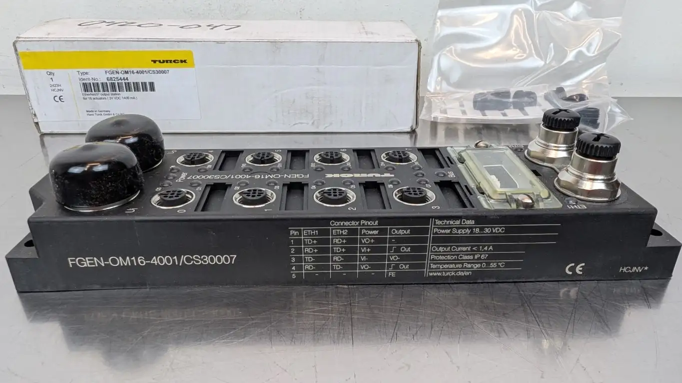 Turck FGRN-OM16-4001/CS30007 Compact Fieldbus I/O Module EtherNet/IP 6825444 16 Digital Outputs - Image 5
