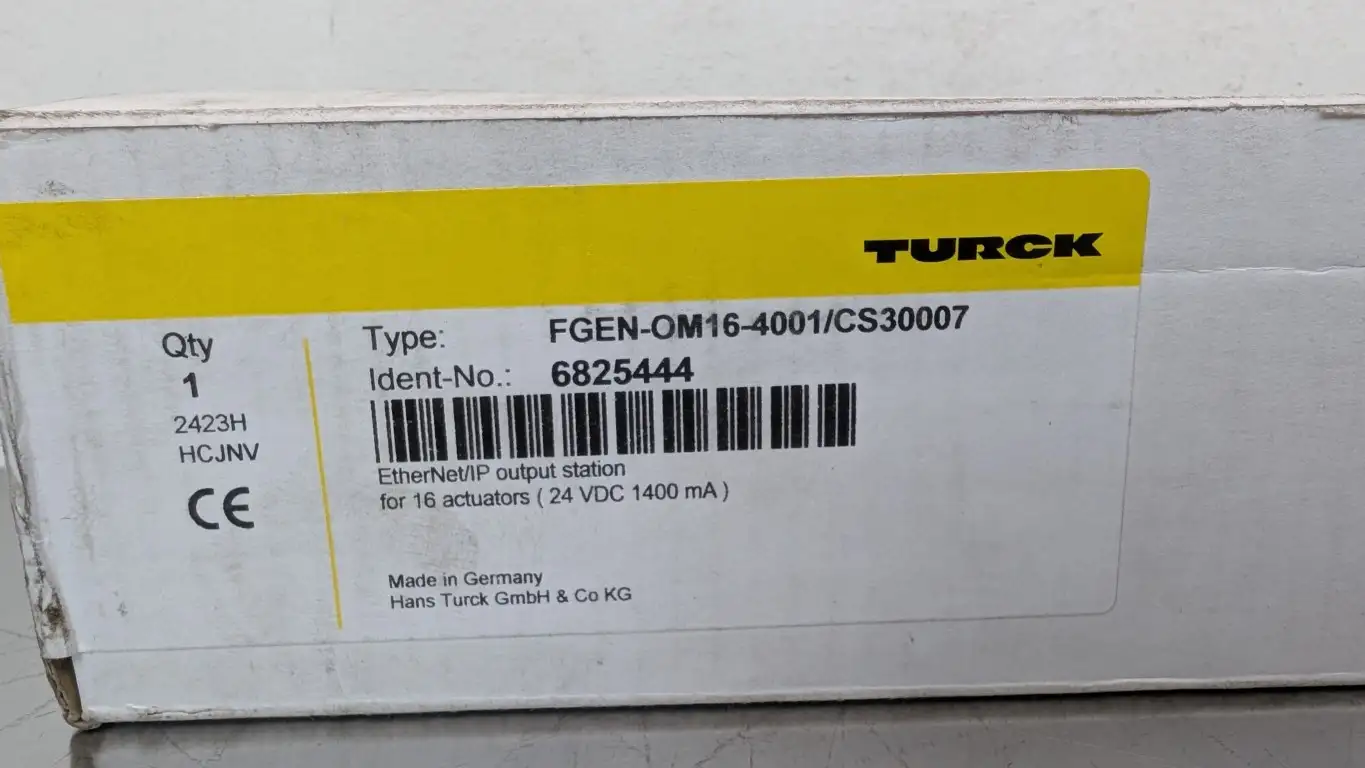 Turck FGRN-OM16-4001/CS30007 Compact Fieldbus I/O Module EtherNet/IP 6825444 16 Digital Outputs - Image 7