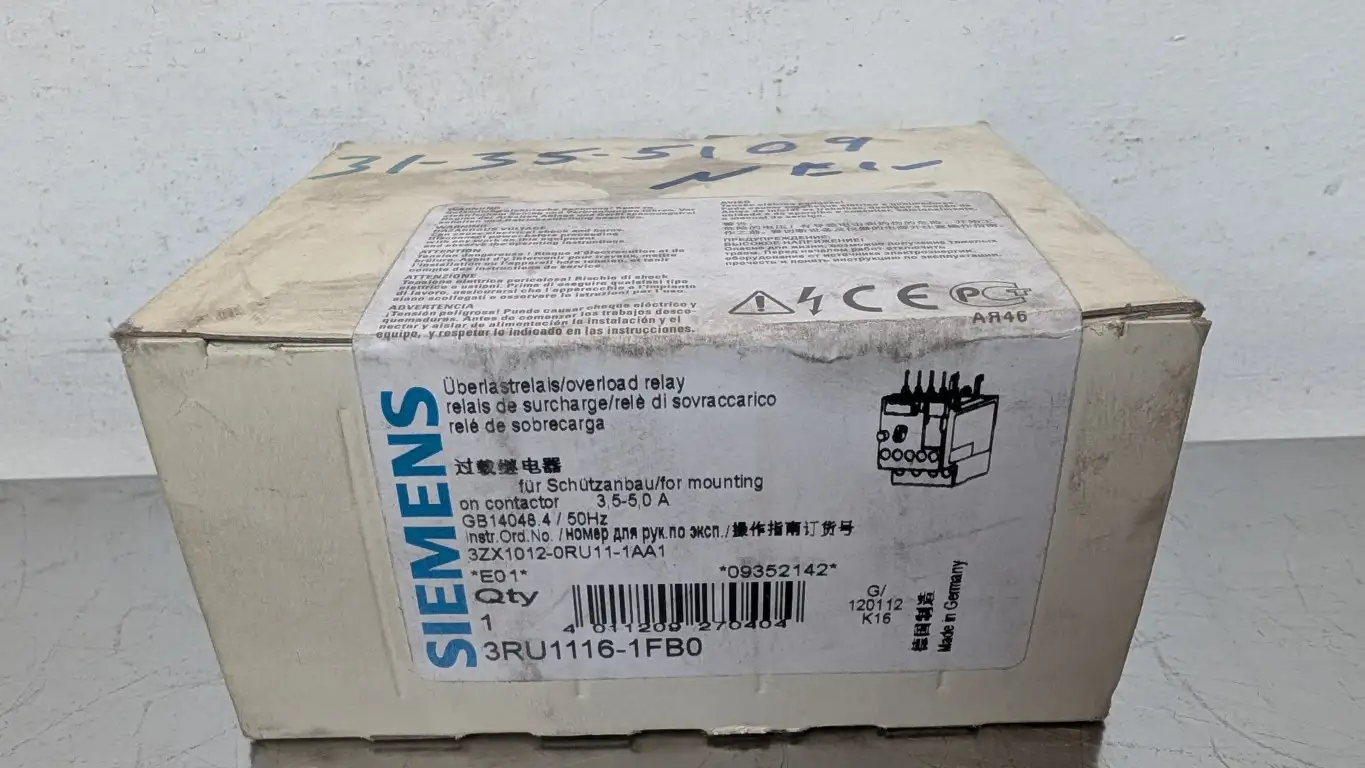Siemens 3RU1116-1FB0 Overload Relay 3.5-5.0A - Image 5