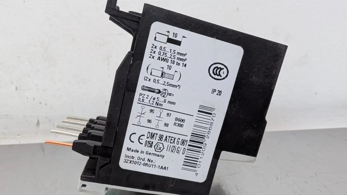 Siemens 3RU1116-0FB0 Overload Relay 0.35-0.50A - Image 3