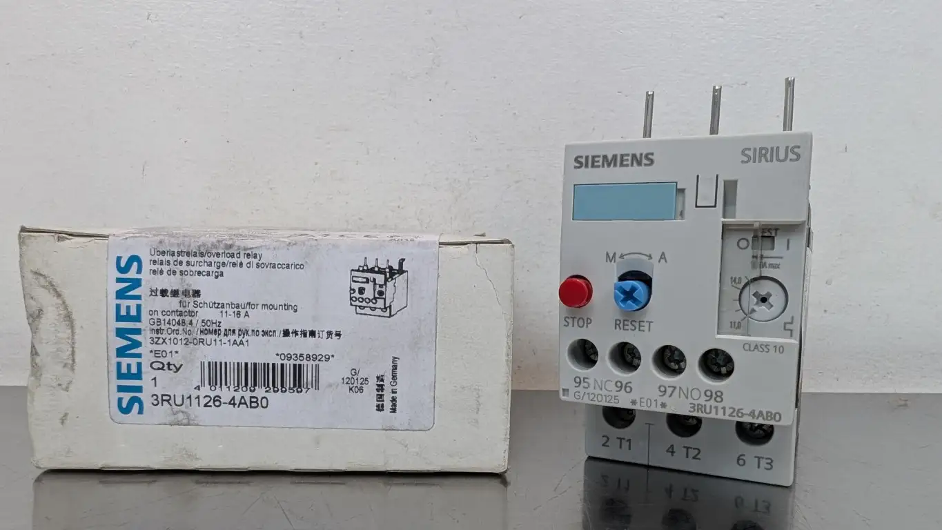 Siemens 3RU1126-4AB0 Overload Relay 11-16A