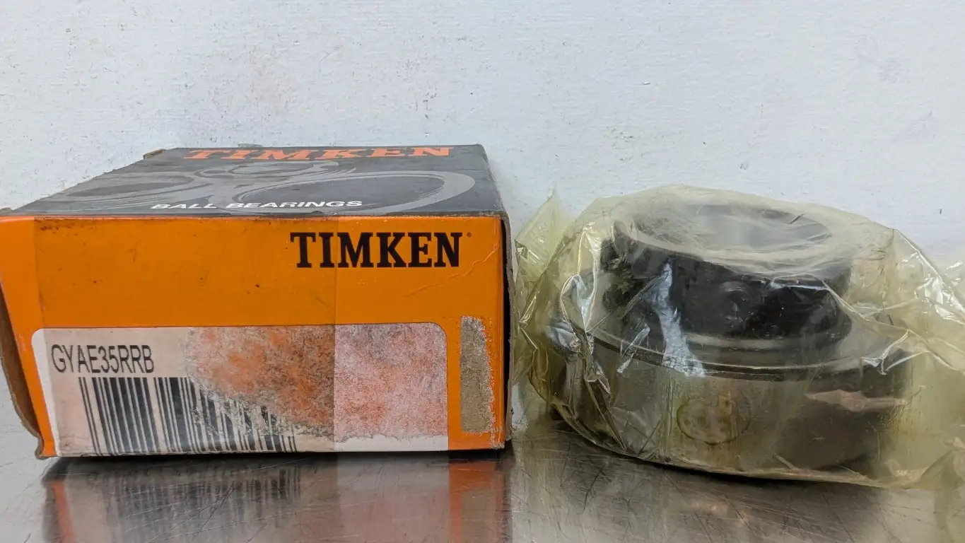 Timken GYAE35RRB Wide Inner Ring Setscrew Locking Ball Bearing 35mm ID 72mm OD 19mm B-OD 36.5mm F-OD Fafnir