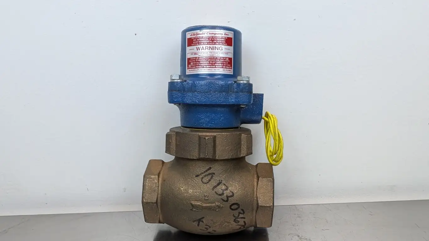 JD Gould Q4 230 Solenoid Valve Gasoline Diesel Fuel 2″ 5-150 PSI NEMA 7 Explosion Proof