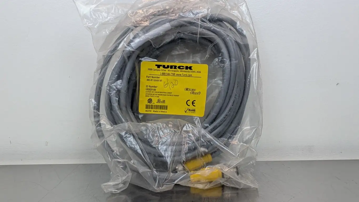 Turck RKS 8T-10-RSS 8T Cordset U0329-84 M12 Male/Female 8-Pin Straight