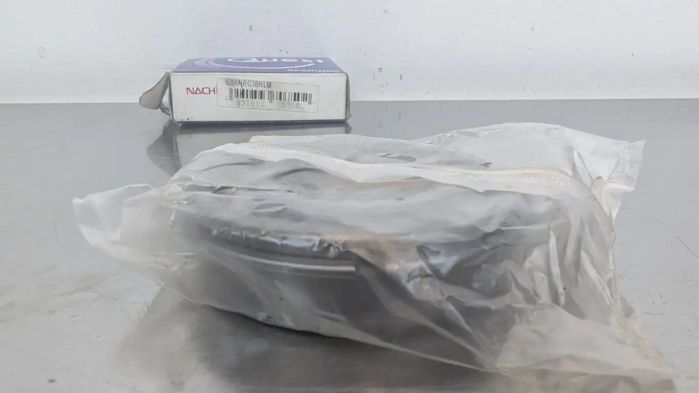 Nachi 6206 NR C3 BNLM Deep Groove Ball Bearing 30mm ID 62mm OD 16mm Wide w/Snap Ring - Image 3