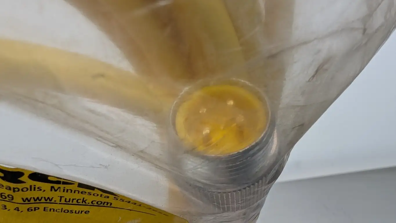 Turck RSM RKM 461-7M/S3059 Cordset U-38557 7/8" Male/Female 4-Pin 7m Yellow - Image 2