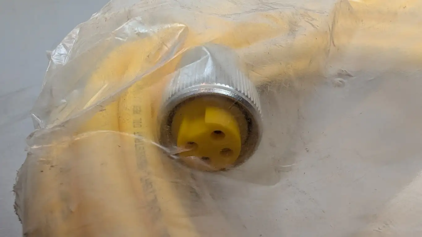 Turck RSM RKM 461-7M/S3059 Cordset U-38557 7/8" Male/Female 4-Pin 7m Yellow - Image 3