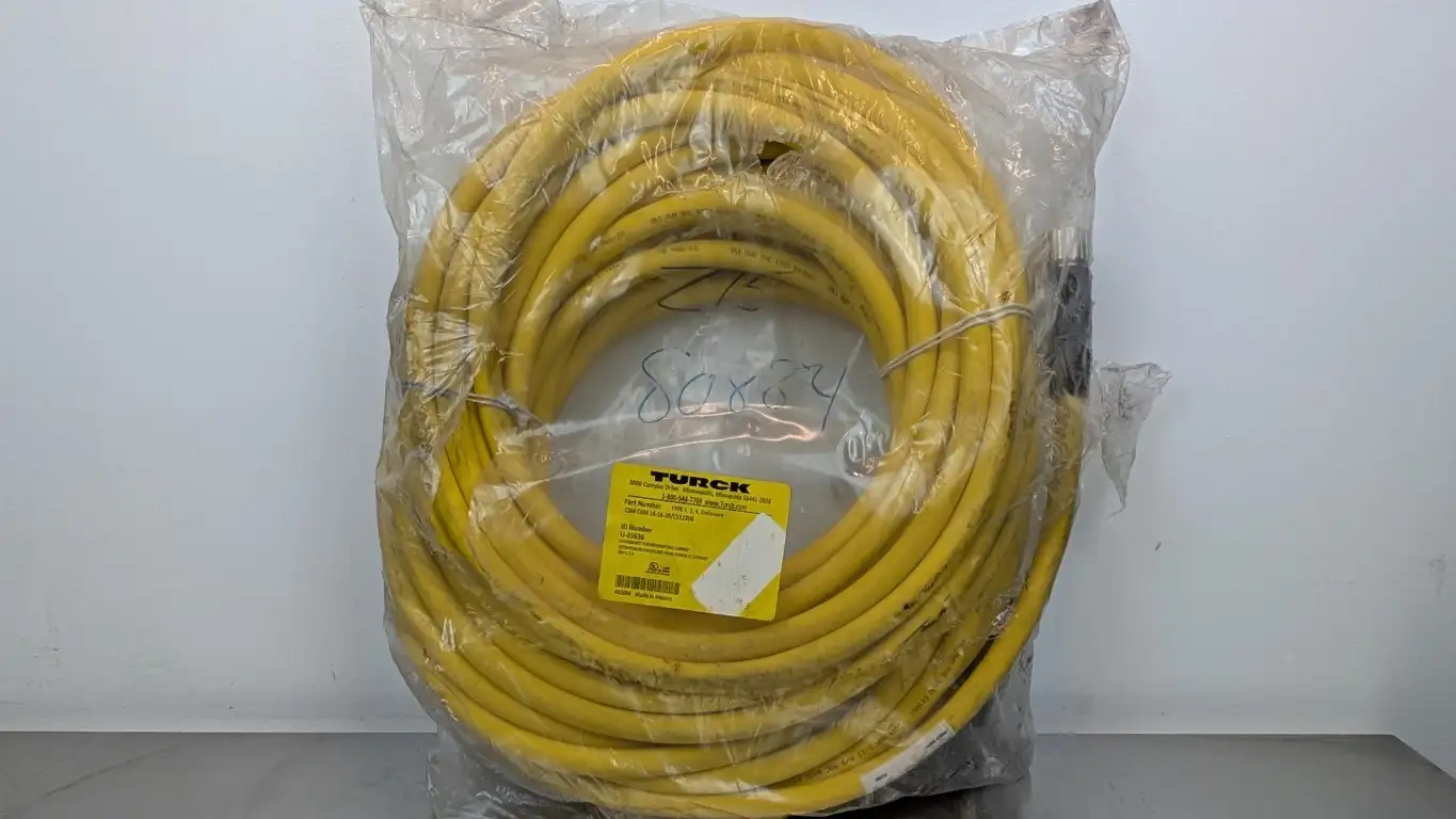 Turck CSM CKM 16-16-20/CS12206 Cordset U-35636 M23 Male/Female 16-Pin 20m Yellow
