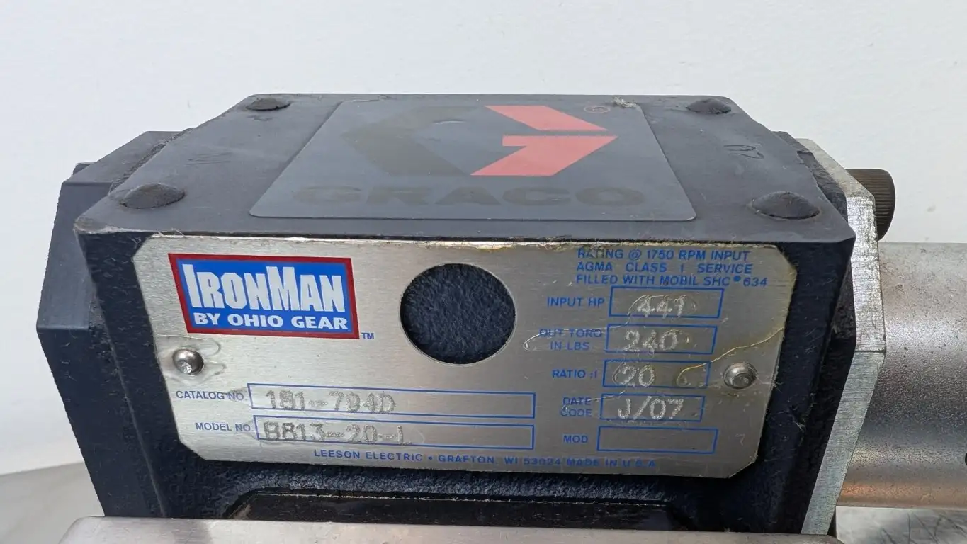 Graco 236661 Heavy Duty S/S Pressure Tank Agitator 1/2HP 15" 3000 RPM Gear Reduced - Image 5