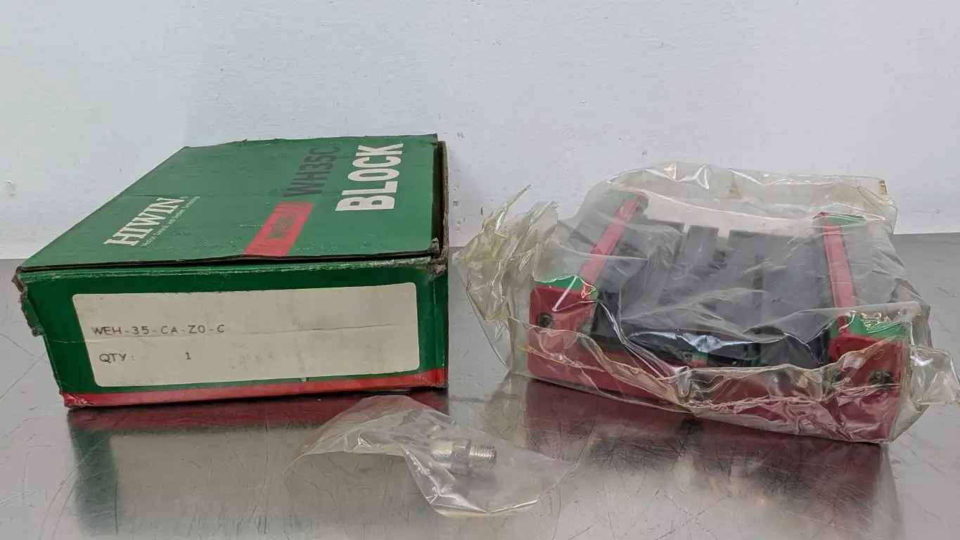 Hiwin WEH-35-CA-Z0-C Linear Guide Block Bearing 100mm Wide x 102.6mm Long