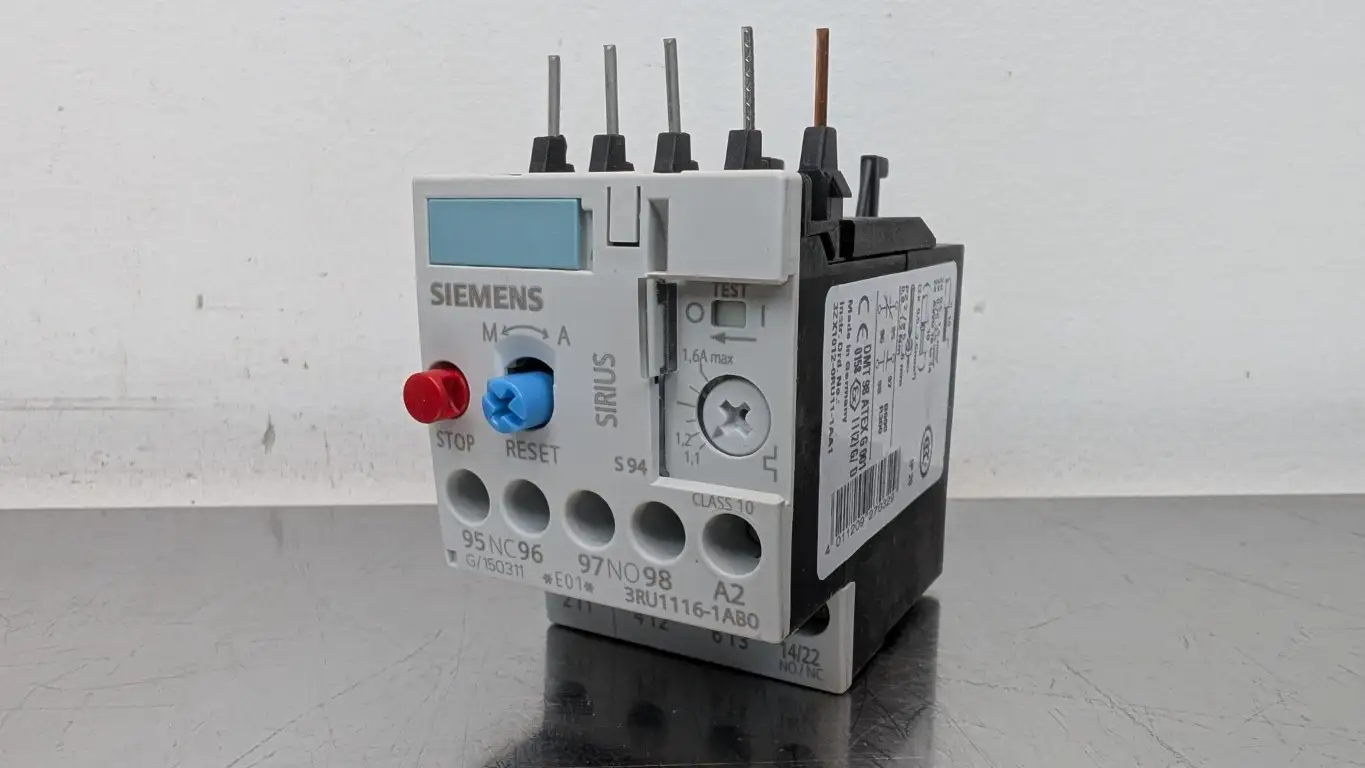 Siemens 3RU1116-1AB0 Thermal Overload Relay 1.1-1.6A - Image 2